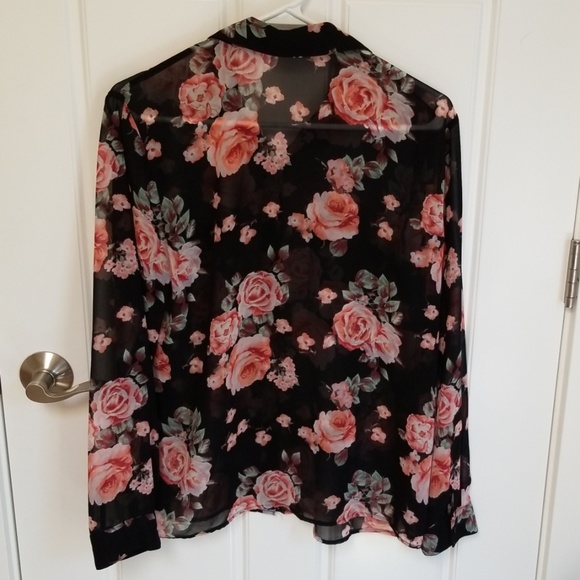 Forever 21 Long Sleeved Blouse - Picture 2 of 3